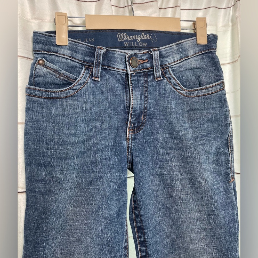 Wrangler Willow Ultimate Riding Boot Cut Jeans- size 1/34 - Picture 4 of 13